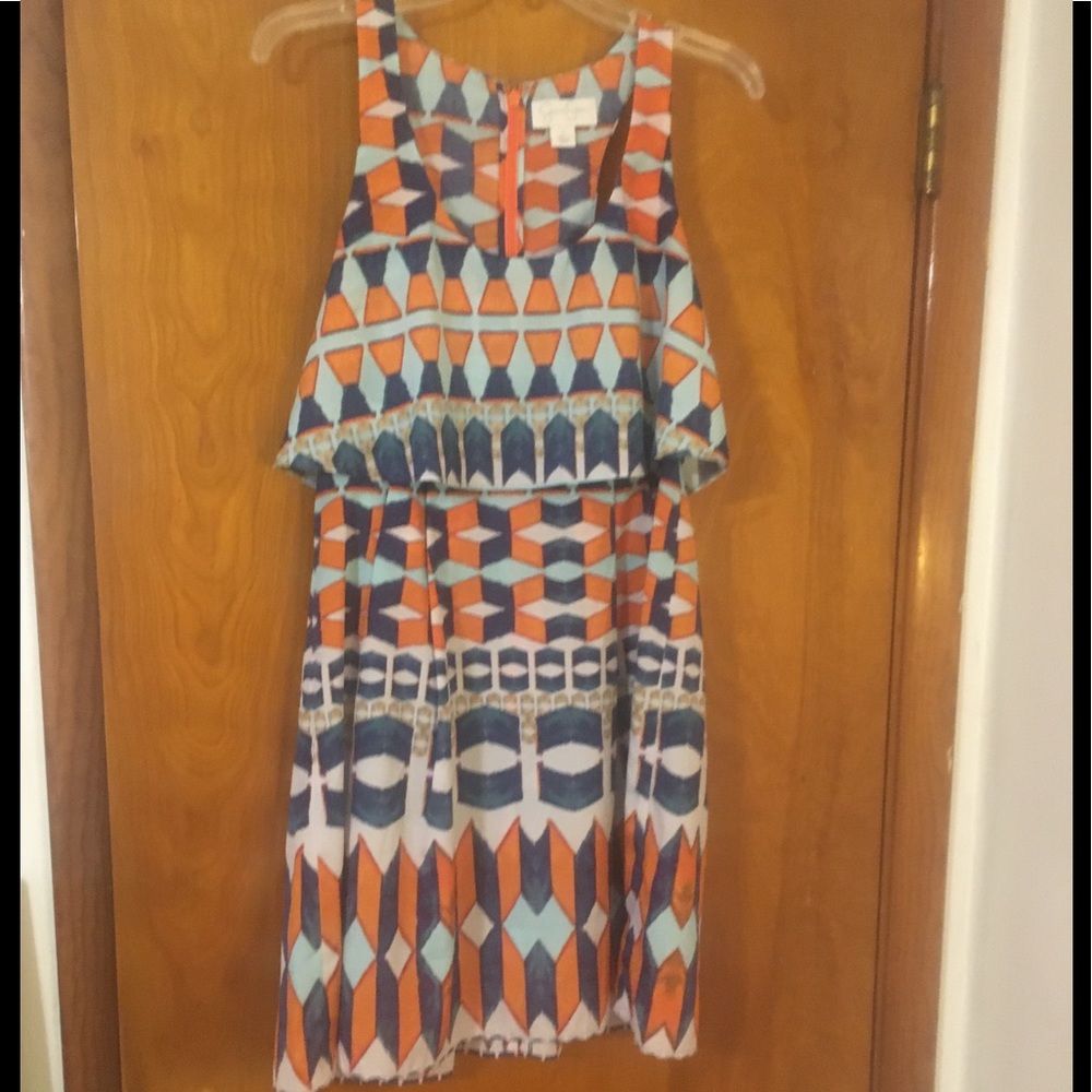 Jessica Simpson” Aztec Print Tank Dress